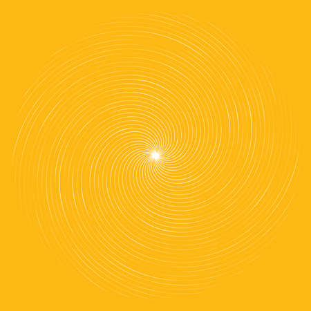 Spiral, swirl, twirl element. Cyclic whirlpool, whirlwind contortion design - Stock vector illustration, Clip art graphicsのイラスト素材