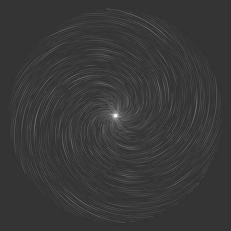 Spiral, swirl, twirl element. Cyclic whirlpool, whirlwind contortion design - Stock vector illustration, Clip art graphicsのイラスト素材
