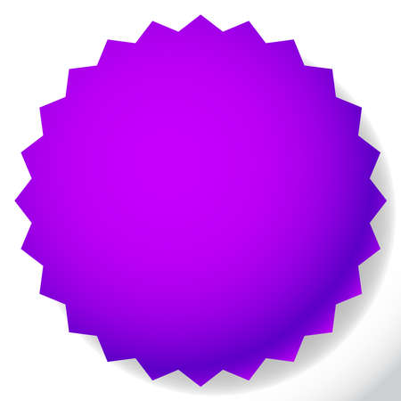 Blank, empty starburst, sunburst, price flash button, badge, and pin shape design element - Stock vector illustration, Graphics clip artのイラスト素材