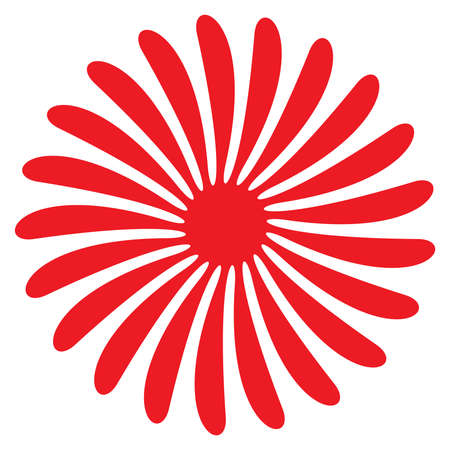 Unique abstract artistic radial and geometric mandala, motif icon set - Stock vector illustration, Graphics Clip Artのイラスト素材