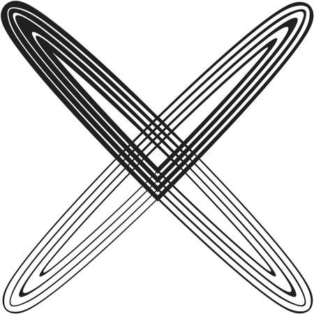 Abstract clip-art, motif. Abstract vector illustration element Clip art graphicのイラスト素材