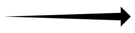 Black arrow pointing right. Arrow shape element illustration, Graphics clip art