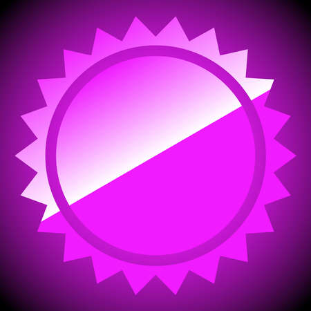 Glossy, shiny starburst, price flash shape. Price tag, price label modern icon - Stock vector illustration, Graphics clip artのイラスト素材