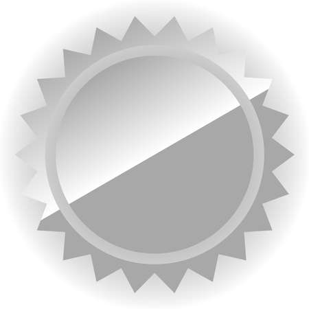 Glossy, shiny starburst, price flash shape. Price tag, price label modern icon - Stock vector illustration, Graphics clip artのイラスト素材