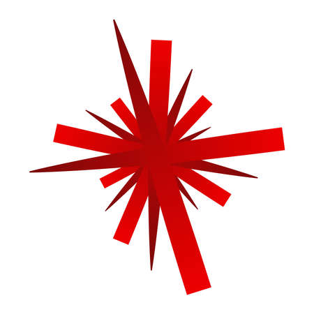 Random radial, radiating circular lines burst effectのイラスト素材