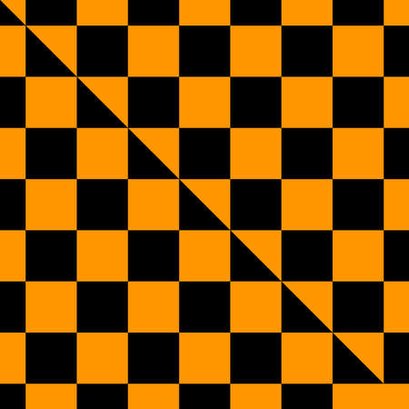 colored checkerboard, chessboard, chess table. checkered squares seamlessly repeatable pattern - Stock vector illustration, Clip-art graphicsのイラスト素材