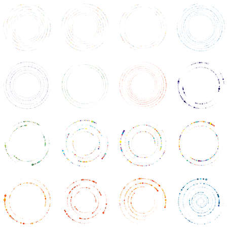 Spiral, swirl, twirl icon, design element vector illustration - Stock vector illustration, Clip art graphicsのイラスト素材