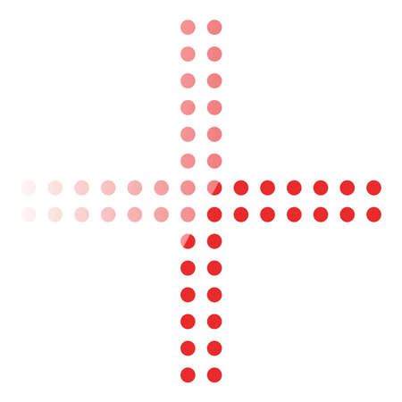 Cross (plus sign, symbol) for healthcare or generic  usage - Stock vector illustration, Graphics clip artのイラスト素材