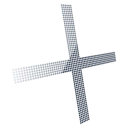 Cross (plus sign, symbol) for healthcare or generic  usage - Stock vector illustration, Graphics clip artのイラスト素材