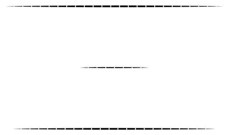 Dashed random parallel straight lines geometric element. Random horizontal lines, stripes with gapsのイラスト素材