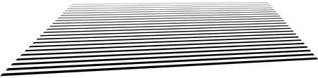 Parallel straight lines, stripes in perspective, 3d - Stock illustration, Clip art graphicsのイラスト素材
