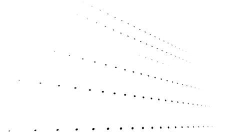 3D dots. circles geometric arrangement in perspective. Vanishing, diminishing speckles, stipple, stippling art spatial illustration. Black and white polka-dots, spotted vector illustrationのイラスト素材