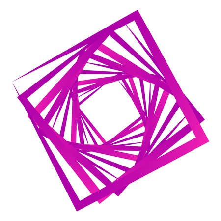 Abstract edgy, shattered design element. Angular, geometric abstract shape. Random, chaotic fragments illustrationのイラスト素材