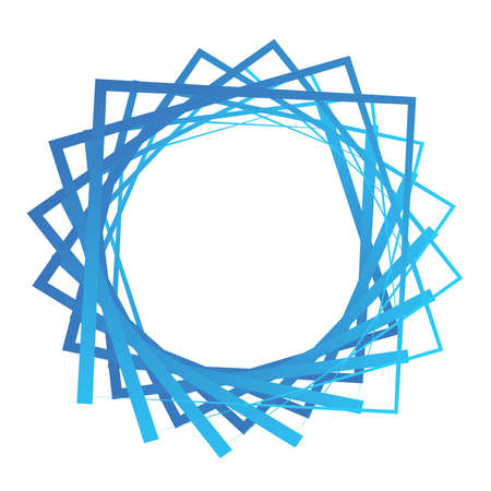 Abstract edgy, shattered design element. Angular, geometric abstract shape. Random, chaotic fragments illustrationのイラスト素材