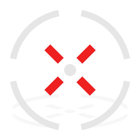 Cross-hair illustration Clip art graphicsのイラスト素材