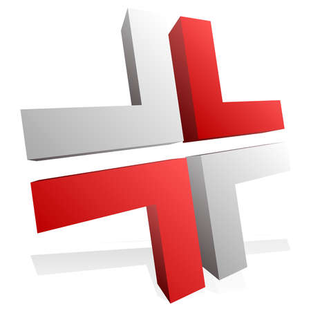 Cross-hair, focus concept illustration Clip art graphicsのイラスト素材