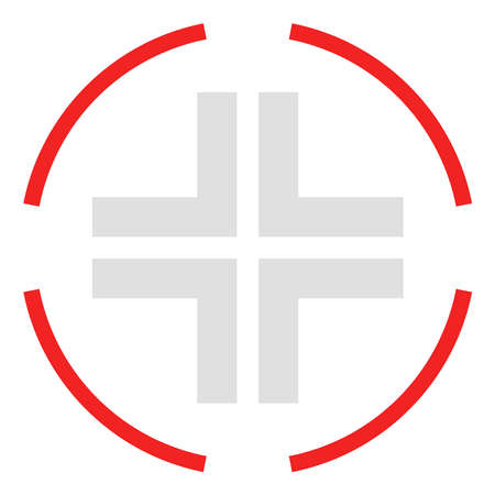 Cross-hair illustration Clip art graphicsのイラスト素材