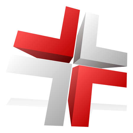 Cross-hair, reticent, target mark icon illustration, Clip art graphicsのイラスト素材