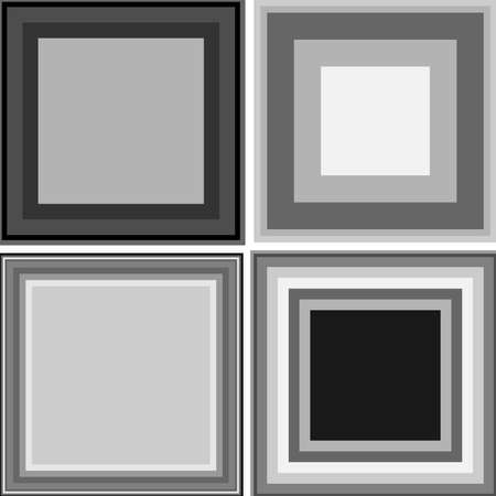 Random overlapping squares pattern, background design element - Stock vector illustration, Graphics, Clp artのイラスト素材