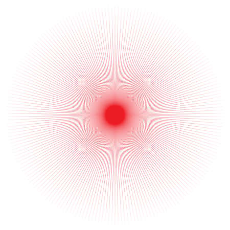 Starburst sunburst icon, radial element - stock vector illustration, clip-art graphicsのイラスト素材