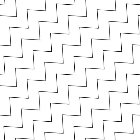 Wavy, waving, Criss-cross, zig-zag Lines Seamless Pattern, background Vector Illustration - Stock vector illustration, Clip art graphicsのイラスト素材