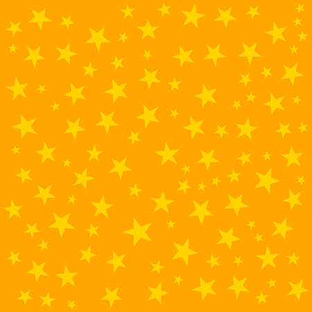 Random stars, starry pattern, background illustration - Stock vector illustration, Clip art graphicsのイラスト素材