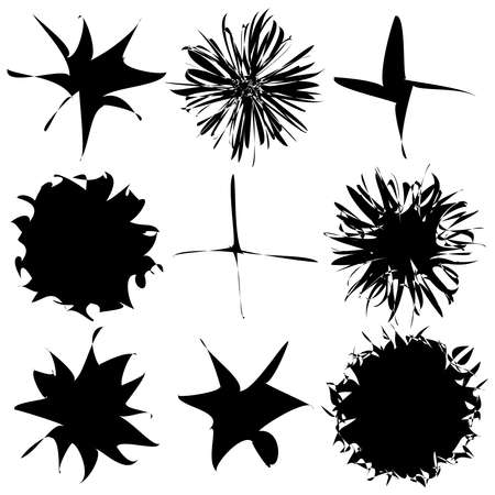 Random amorph, amorphous shape, element vector - Stock vector illustration, Clip art graphicsのイラスト素材