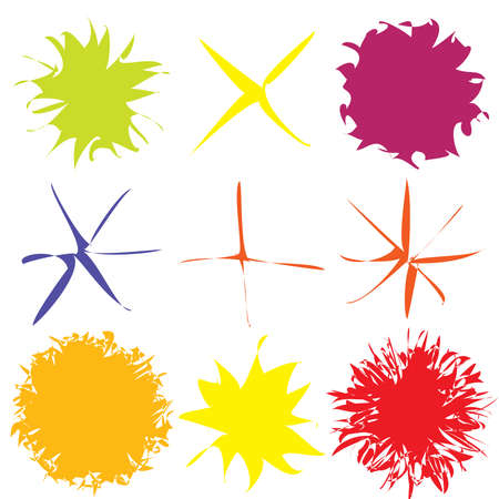 Random amorph, amorphous shape, element vector - Stock vector illustration, Clip art graphicsのイラスト素材