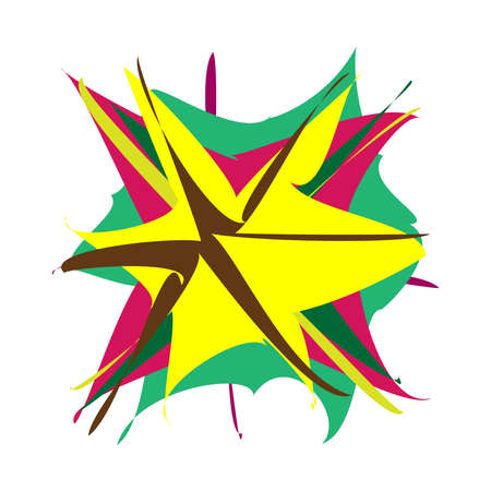 Random amorph, amorphous shape, element vector - Stock vector illustration, Clip art graphicsのイラスト素材