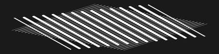 Grid, mesh of dynamic diagonal, oblique lines, stripes - Stock vector illustration, Clip-art graphicsのイラスト素材