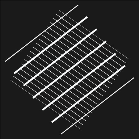 Grid, mesh of dynamic diagonal, oblique lines, stripes - Stock vector illustration, Clip-art graphicsのイラスト素材