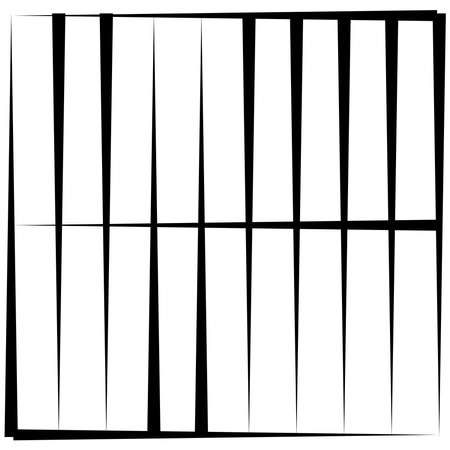 Abstract grid, mesh, lattice, grating geometric element. Intersecting, criss-cross lines illustraitonのイラスト素材