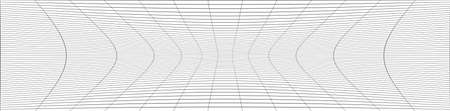 Squeeze long, oblong irregular rectangular wire-frame, grid, mesh, lattice and trellis lines matrix - Stock vector illustration, Clip-art graphicsのイラスト素材