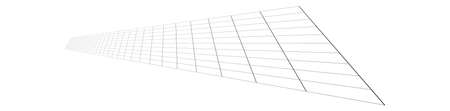 Tilted, skew 3D grid, mesh - Stock vector illustration, Clip-art graphics