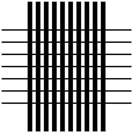 Abstract grid, mesh, lattice, grating geometric element - Stock vector illustration, Clip art graphicsのイラスト素材