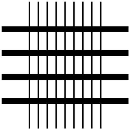 Abstract grid, mesh, lattice, grating geometric element - Stock vector illustration, Clip art graphicsのイラスト素材