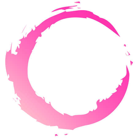 Grungy paint, ink stain circle - Stock vector illustration, Graphics, clip artのイラスト素材