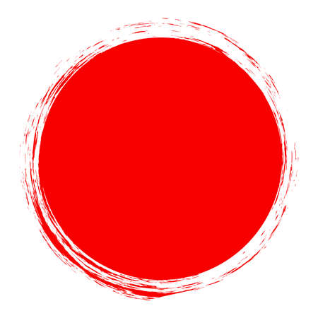 Grungy circle blob, blotch vector - Stock vector illustration, Clip art graphicsのイラスト素材