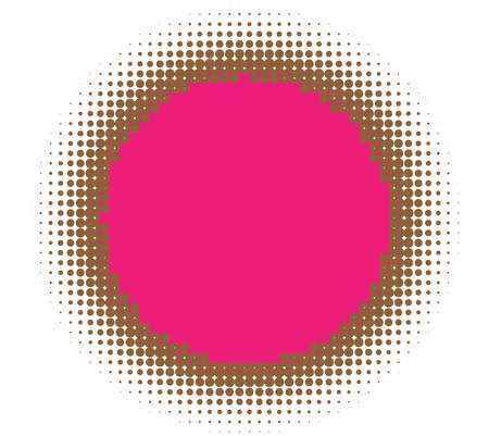 Halftone (half-tone) element. Dots, circles, speckles and freckles vector illustration. Stipple-stippling design - Stock vector illustration, Clip art graphicsのイラスト素材