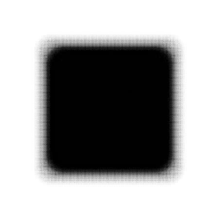 Halftone, screentone square design element - Stock vector illustration, Clip art graphicsの写真素材