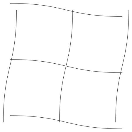 Traverse, traversal lines abstract geometric vector element - Stock vector illustration, Clip art graphicsのイラスト素材