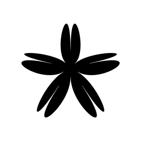 Simple basic mandala motif icon symbol - Stock vector illustration, Clip-art graphicsのイラスト素材