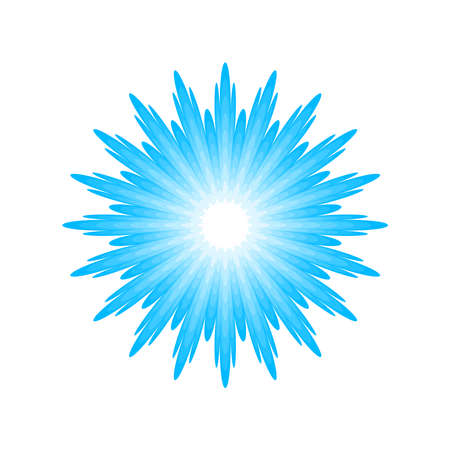 Simple basic mandala motif icon symbol - Stock vector illustration, Clip-art graphicsのイラスト素材