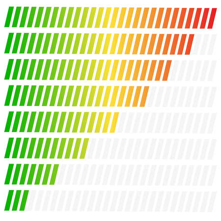 Loader, preloader, progress bar vector element - Stock vector illustration, Graphics clip artのイラスト素材