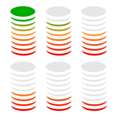 Loader, preloader, progress bar vector element - Stock vector illustration, Graphics clip artのイラスト素材