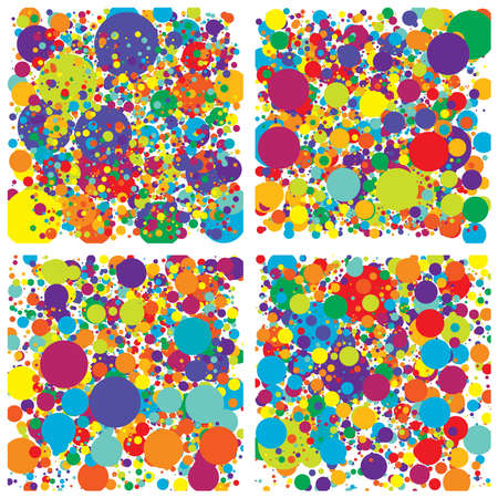 random dots, circles. Dotted vector element, pattern - Stock vector illustration, Clip art graphicsのイラスト素材