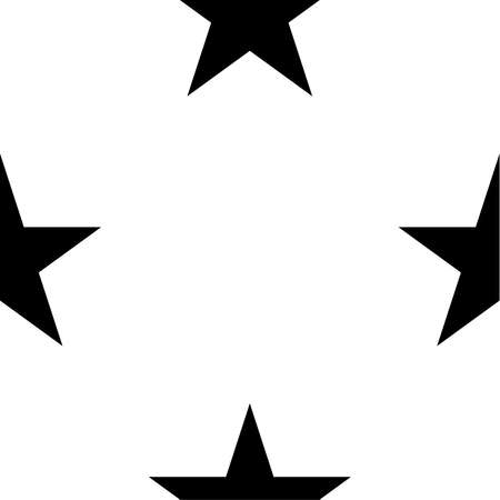 Repeatable seamless star, star shape pattern, background - Stock vector illustration, Graphics clip artのイラスト素材