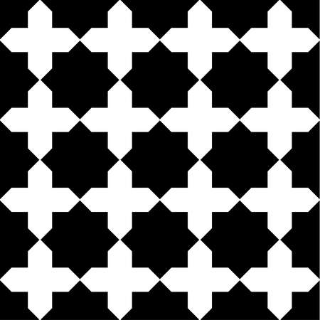 Repeatable seamless star, star shape pattern, background - Stock vector illustration, Graphics clip artのイラスト素材