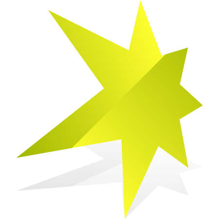 Star, starburst, sunburst icon, symbol. Radial shape, design element. Badge, seal vector illustration. Radiating glimmer, gleam effect. Abstract rays, beams elementのイラスト素材
