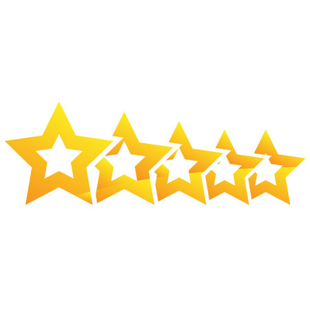 Star reward, prize icon, symbol - stock vector illustration, clip-art graphicsのイラスト素材